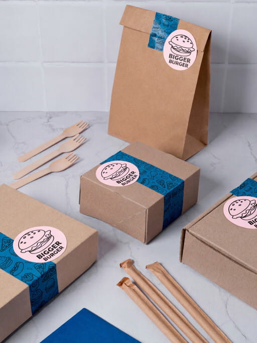 Top 4 Small Stickers for Business That Make Your Packaging Look Premium 3 Simple Logo Stickers