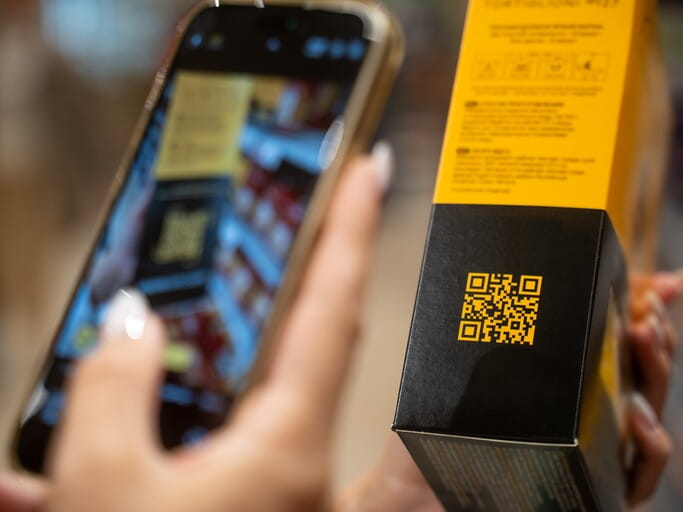 QR codes on Food and Drink packaging