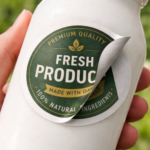 Use white opaque labels for temporary labeling