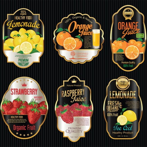 How to Make Perfect Juice Labels for Bottles in 4 Easy Steps 3 Custom shapes for juice labels
