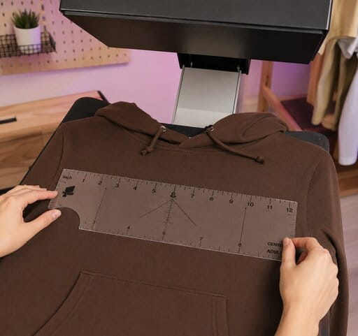 Use a ruler fopr aligning correctly